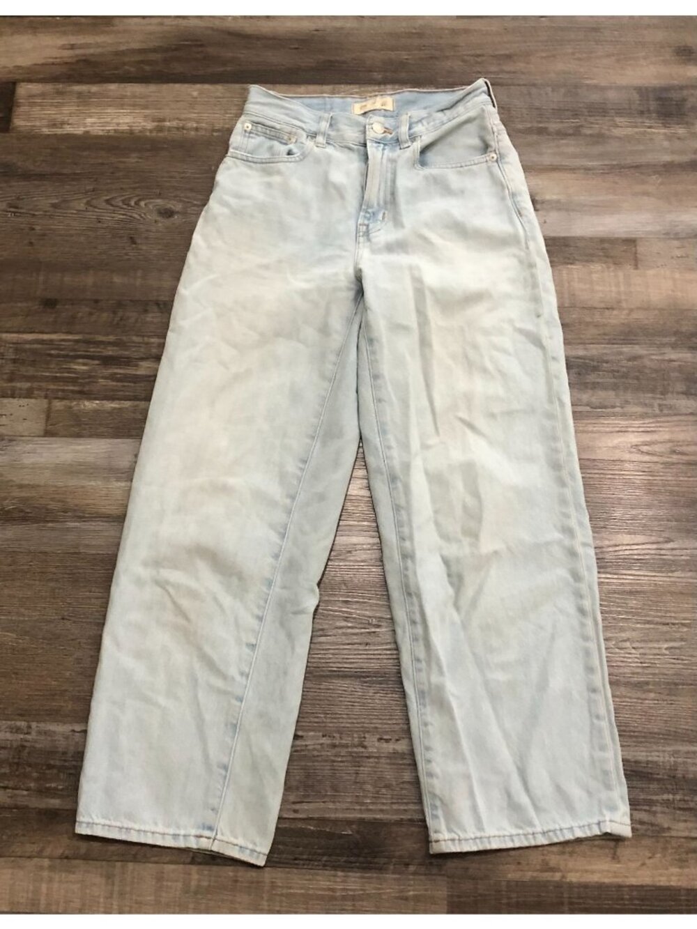 Madewell Womens Size 23 Perfect Vintage Wide Leg Crop Jeans 23x26